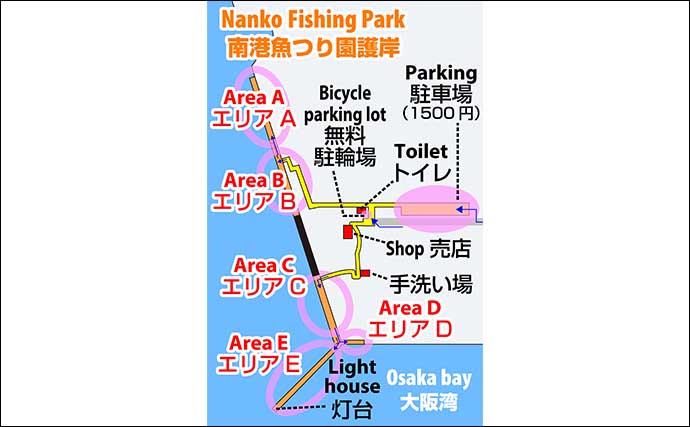 『大阪南港魚つり園』でのサビキ釣りで20cm級アジが連発　小さい針の仕掛けが的中