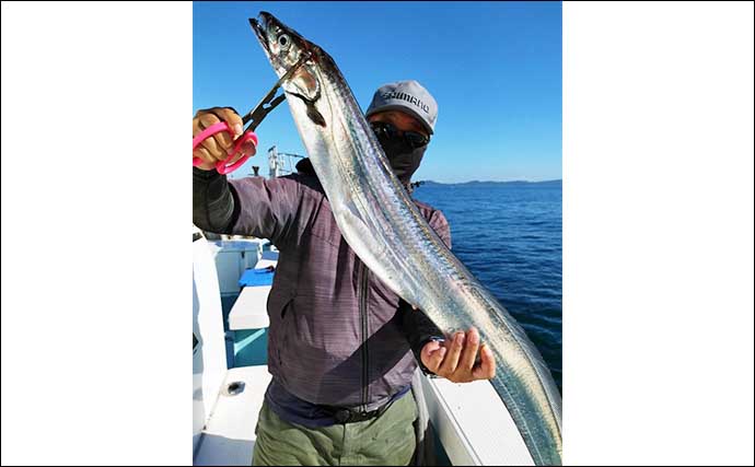 【船釣り釣果速報】大分沖のタチウオ釣りでドラゴン級が顔出し（大分・熊本）