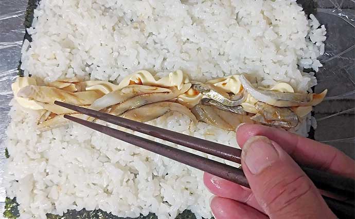 釣った魚で作る「寿司」レシピ：ヒラの巻き寿し　20cm前後の小型がオススメ