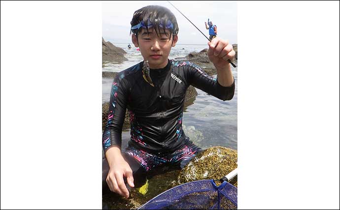 磯のタイドプール（潮だまり）で釣りをしたらハゼ釣れた！【神奈川・真鶴】