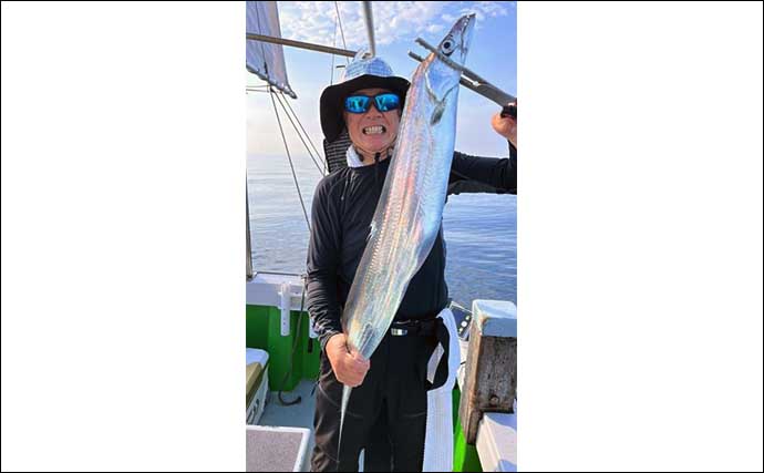 【船釣り釣果速報】タチウオ釣りでドラゴン級良型交じりに釣る人60尾（大分・熊本）