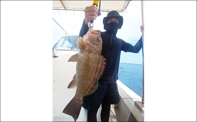 【船釣り・磯釣り釣果速報】夜の地磯で13.5kgアラ（クエ）堂々浮上《長崎・佐賀》