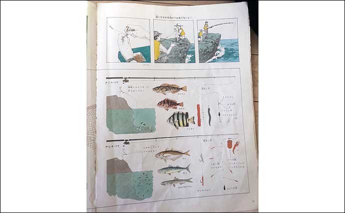 昭和の図鑑から学ぶ陸っぱりのエサ釣り　さぐり釣りとサビキ釣りは普遍的な楽しみ方？