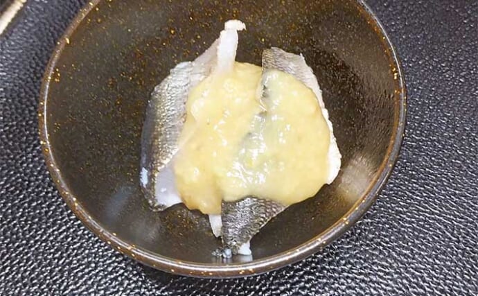 釣魚で作る「秋の味覚」レシピ：アユの酢ぬた　おとりアユでも美味