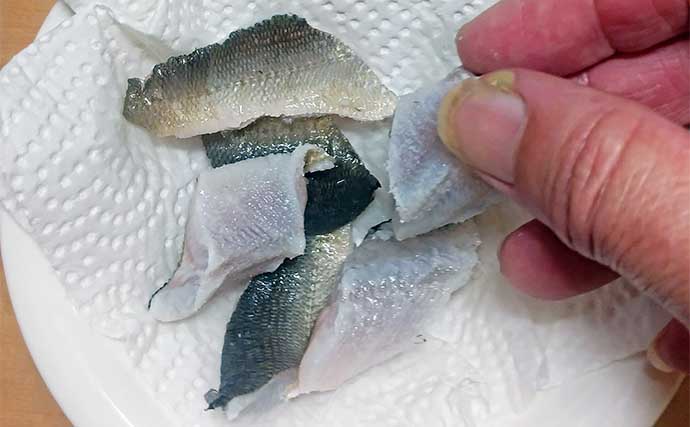 釣魚で作る「秋の味覚」レシピ：アユの酢ぬた　おとりアユでも美味