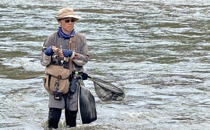 アユの新釣法「アユルアー」実釣スクールに参加【岐阜・根尾東谷川】釣果は渋めも魅力を体感