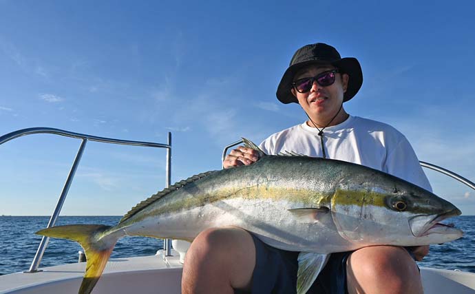 玄界灘のジギング釣行で11kgヒラマサ浮上【福岡】ネリゴ（カンパチ）は全員安打