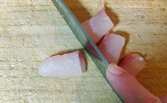 釣った魚で作る「刺身アレンジ」レシピ：熟成スズキ　冷蔵庫で4～5日寝かせるだけ