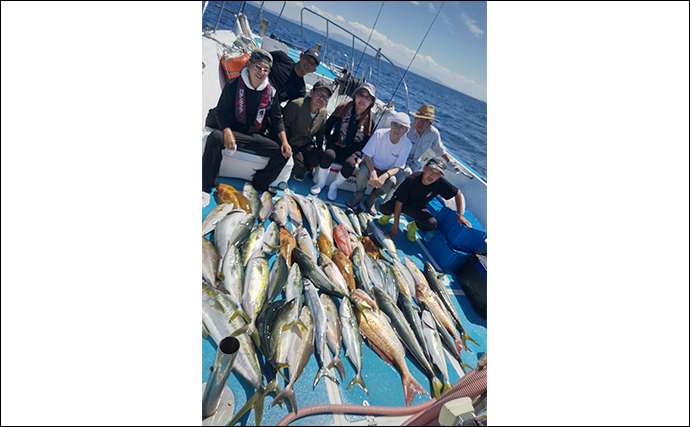 【船釣り釣果速報】落とし込みでマダイに青物御三家が好ヒット（福岡）