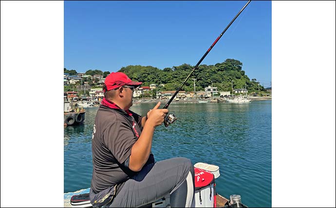 真鶴港のウキダンゴ釣りで35cm頭にクロダイ2尾【神奈川】ゲストにアイゴやコノシロも登場