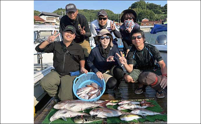 【船釣り釣果速報】カワハギ釣りでコンスタントにヒット！数釣りを達成（愛知）