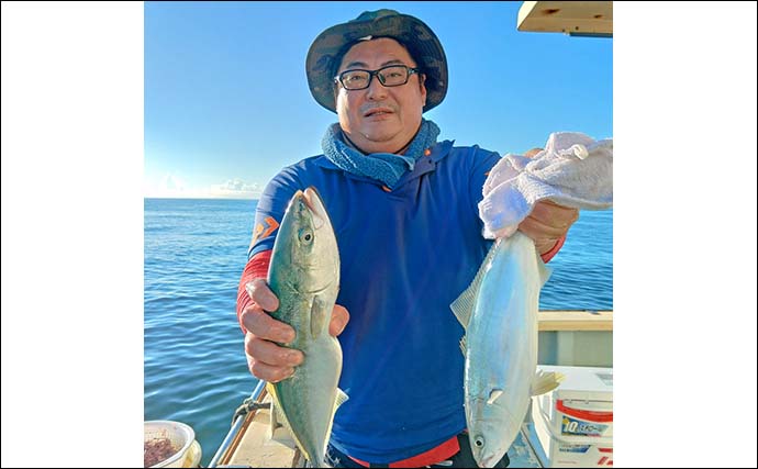 ライト五目船でイナダが入れ食い！【神奈川・まごうの丸】カンパチやマダイも混ざる