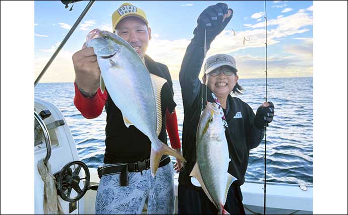 【船釣り釣果速報】スルメイカ釣り好調で船上に沖干しズラリ！（愛知）