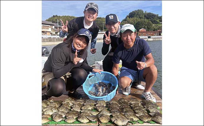 【船釣り釣果速報】スルメイカ釣り好調で船上に沖干しズラリ！（愛知）