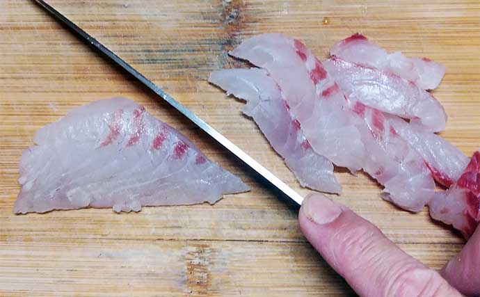 釣りあげた「淡白なサカナ向け」レシピ：コショウダイの漬け　酒の肴にも最高