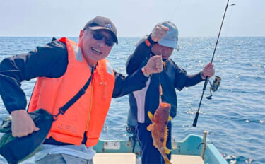 国境の島「対馬」沖のボート釣行でマダイにアコウにアカハタなど多彩釣果【長崎】