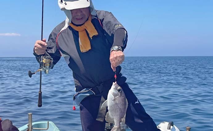 国境の島「対馬」沖のボート釣行でマダイにアコウにアカハタなど多彩釣果【長崎】