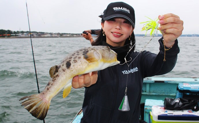 カットウ釣りビギナー女子がフグを連発【愛知・珠栄丸】釣りが上達＆楽しくなる最強仕掛けとは？