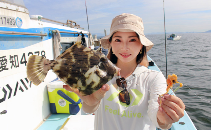 カットウ釣りビギナー女子がフグを連発【愛知・珠栄丸】釣りが上達＆楽しくなる最強仕掛けとは？