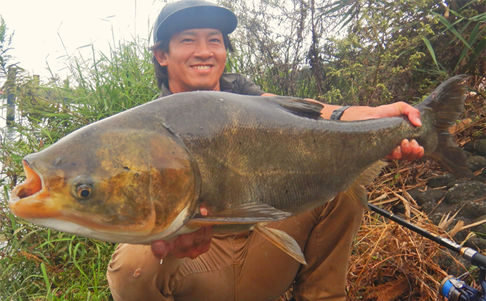 河川のウキ釣りで10kg超えハクレン2尾キャッチ【埼玉・荒川温排水エリア】ゲストにヘラブナも連打