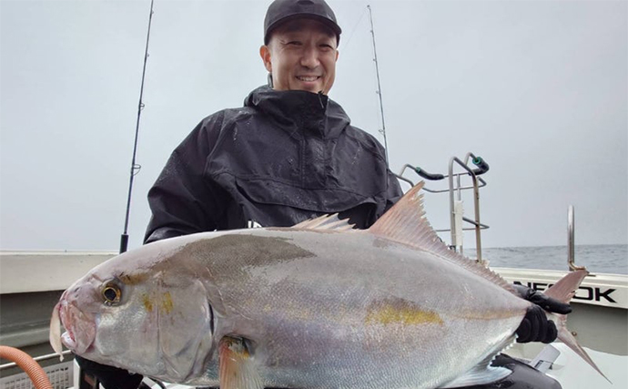 【沖釣り釣果速報】響灘でのジギングで8.6kg筆頭にカンパチが好反応！（福岡）