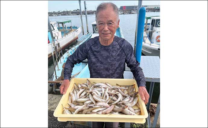 【船釣り釣果速報】カワハギ便でヒガンフグ交じりで良型本命を好捕！（愛知）