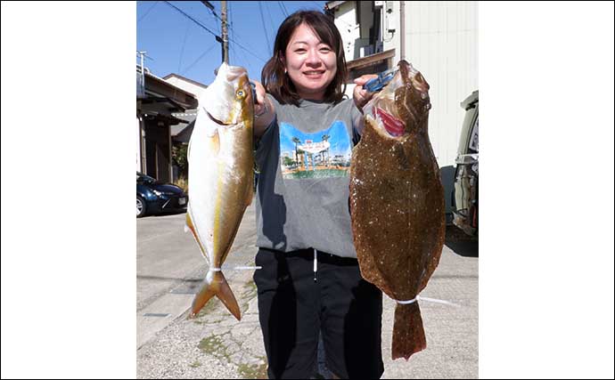 【船釣り釣果速報】カワハギ便でヒガンフグ交じりで良型本命を好捕！（愛知）