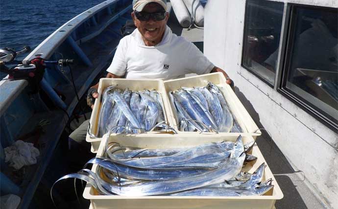 【船釣り釣果速報】カワハギ便でヒガンフグ交じりで良型本命を好捕！（愛知）