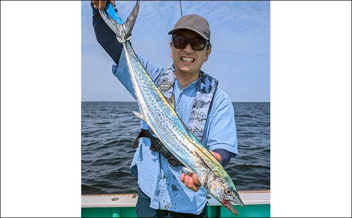 東京湾の沖ルアー五目釣りでサワラ・イナダ・タチウオ・ホウボウと多彩【千葉・林遊船】