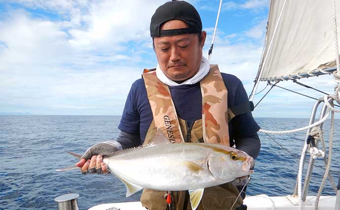 大島沖の落とし込み釣りでヒラマサにヤズにネリゴをキャッチ【福岡・第二大福丸】