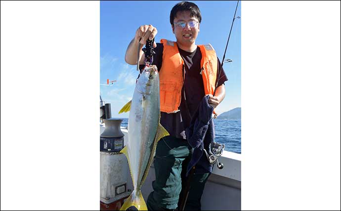 鷹巣沖の青物ジギングが開幕【福井・鷹王丸】ヒラマサにハマチが好ヒット