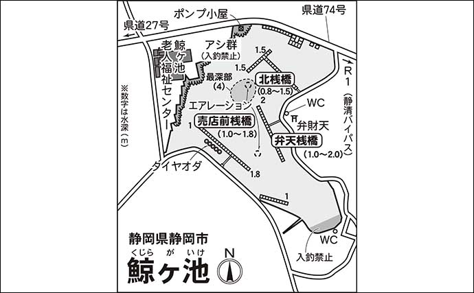 今週のヘラブナ推薦釣り場2024【静岡・鯨ヶ池】