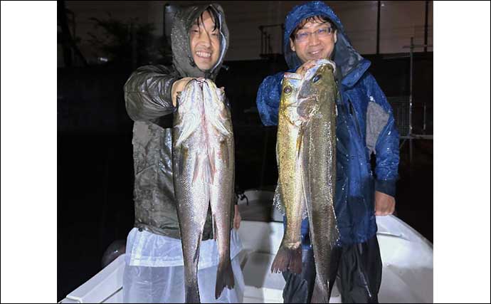 【船釣り釣果速報】テンビン仕掛けで指9本級極太タチウオをキャッチ！（愛知）