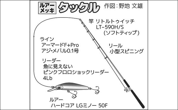 大浜海岸のメッキ狙いライトルアー釣行でギンガメアジ連発【静岡】サイズは18cm前後