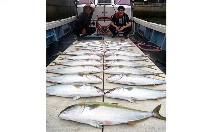 【福岡県の落とし込み釣果速報】芦屋沖で106cm大型クエ（アラ）堂々浮上！