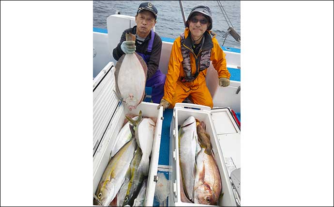 【福岡県の落とし込み釣果速報】芦屋沖で106cm大型クエ（アラ）堂々浮上！