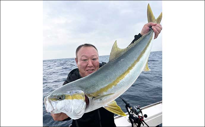 【福岡県の落とし込み釣果速報】芦屋沖で106cm大型クエ（アラ）堂々浮上！