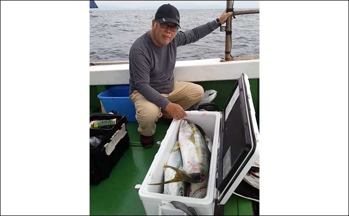 【福岡県の落とし込み釣果速報】芦屋沖で106cm大型クエ（アラ）堂々浮上！