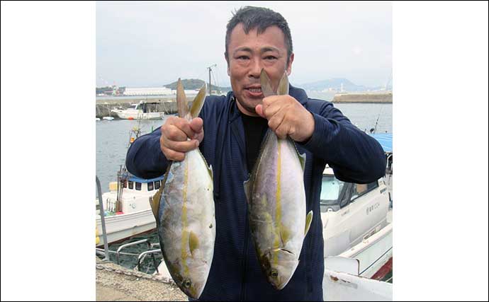 【福岡県の落とし込み釣果速報】芦屋沖で106cm大型クエ（アラ）堂々浮上！