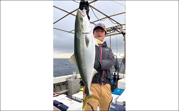 【福岡県の落とし込み釣果速報】芦屋沖で106cm大型クエ（アラ）堂々浮上！