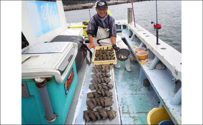 【船釣り釣果速報】カワハギ大爆釣中で数も型も狙えるチャンス到来！（愛知）