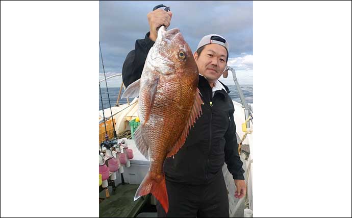 【沖釣り釣果速報】タイラバ＆タイジグ便で良型マダイ浮上で今後に好期待（福井）