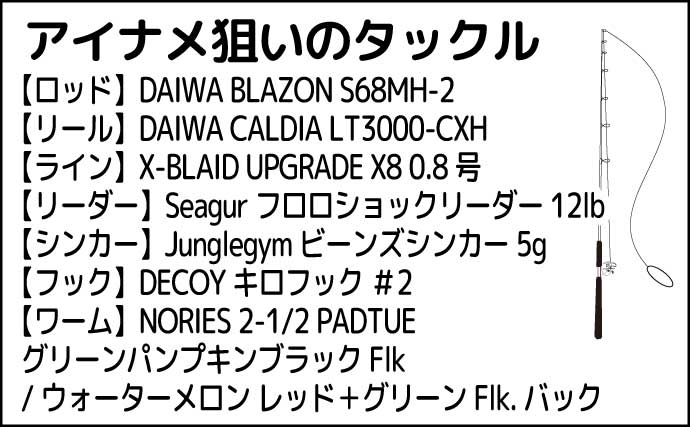 「堤防ロックフィッシュゲーム秋シーズンが開幕！」43cm良型アイナメと対面【北海道】