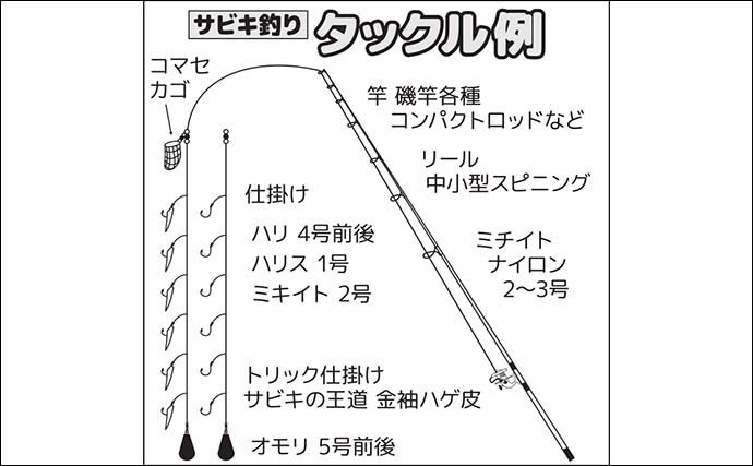 木更津港のサビキ釣りで10cm級マアジ9匹を手中【千葉】時合いは想定外の朝6時過ぎ