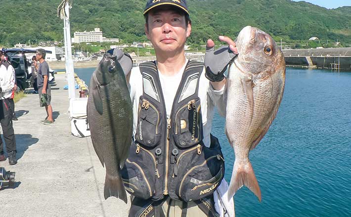 宇和島の沖磯ウキフカセ釣りで73cm4.5kg大型マダイ浮上【山口】ハリス1.5号でキャッチ成功 | TSURINEWS