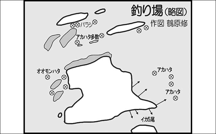 沖磯でのロックフィッシュ釣行で35cm筆頭に良型アカハタ連発！【長崎・野母崎沖】