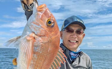 タテ釣りで マダイにマハタにワラサと賑やか【三重・志摩沖】クーラー満タン釣果に大満足