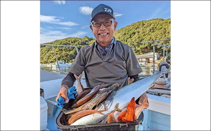 タテ釣りで マダイにマハタにワラサと賑やか【三重・志摩沖】クーラー満タン釣果に大満足