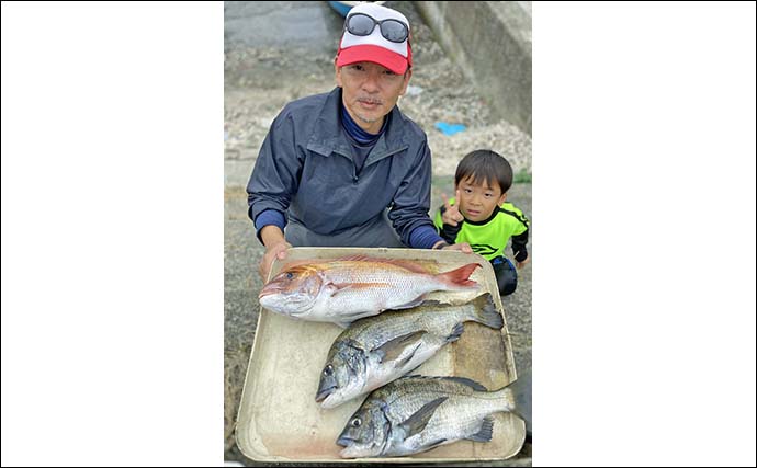 東京湾・走水でのレンタルボート釣りで38cm筆頭に良型アジを好捕【神奈川・斉田ボート店】