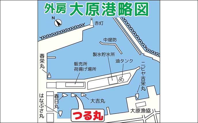 つる丸で秋の外房テンヤ釣り【千葉・大原】アベレージ1kgのマダイとゲストが続々登場